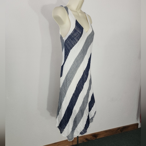 Charlie B Dress 100% Cotton Sleeveless White Size M - Picture 4 of 12